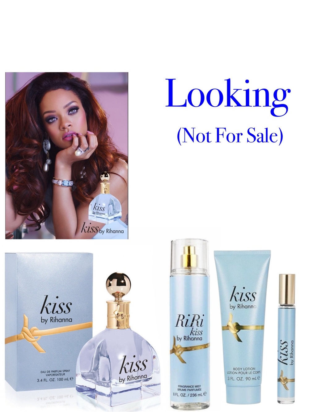 Kiss by Rihanna Light Blue Fragrance